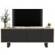 Moderni Loft TV ormarić 150 cm Wotan crni MAT