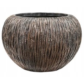    Nieuwkoop saksija 27 cm, plastična, nijanse smeđe i bež, nijanse žute i zlatne, višebojno