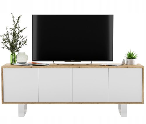 Industrijski TV ormar i komoda Loft Wotan Mat Bijela