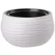  Form-Plastična posuda za cvijeće 32 cm x 32 x 20 cm promjer 32 cm plastična bijela