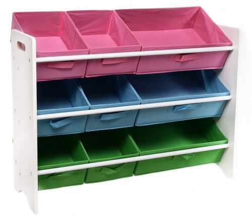 Bijeli dječji organizator s policama za posude MPMAX 82 x 60 cm višebojni