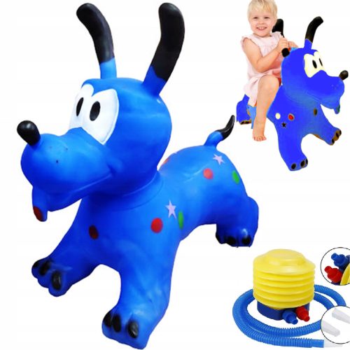 PLUTO SKAKAČ ZA DJECU GUMENI PAS ZA SKAKANJE NA NAPUHAVANJE 50KG + PUMPA
