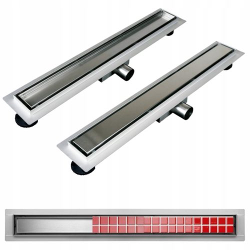 Balneo Duplex Next Inox linijski odvod 80 cm