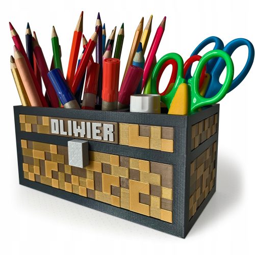 Kutija za olovke s imenom u stilu MINECRAFT KAJAWIS EKO