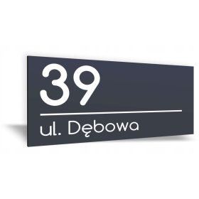 Numer na dom KROSART 42 x 21 cm