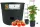  Prosperplast saksija 31,5 cm x 39,2 x 153 cm promjer 39,2 cm plastična crna
