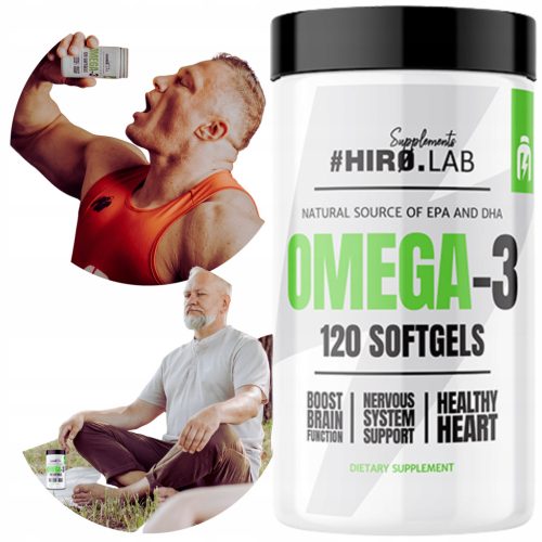 Omega 3 1000mg EPA DHA s vitaminom E - 120 gel kapsula za zdravlje srca i mozga