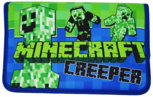 MINECRAFT školski pernica s motivom Steve Alex Creeper! Novi dizajn!