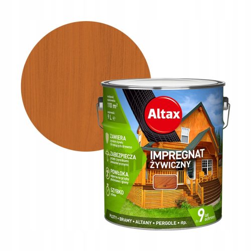 ALTAX IMPREGNACIJA NA BAZI SMOLE 9L - DO 9 GODINA ZAŠTITE!