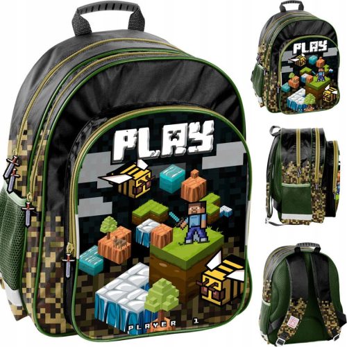 kolski ruksak Paso Plecak Szkolny Gaming PP22GM-090