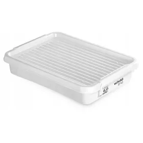 Organizator, plastična posuda, kutija, poklopac, 6l