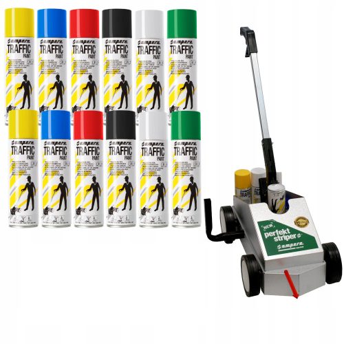  Amper geodetska boja bijela, crna, crvena, plava, zelena, žuta 500 ml