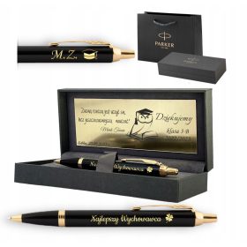 Crna Parker automatska kemijska olovka za posebne prigode