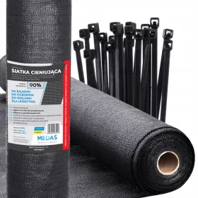 Siva mreža za sjenilo 90% 1,2x10 za balkon, ogradu