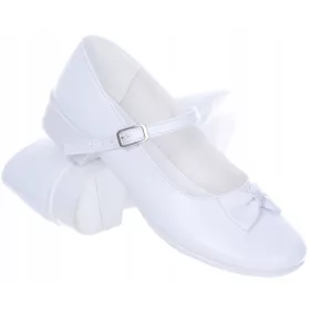 Balerinke za djevojčice, bijele boje, veličina 32
