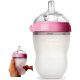 Comotomo Antikolik Silikonska Boca za Bebe 250ml Antikolik silikonska boca Comotomo Mom's Breast Pink je idealna za bebe starije od 3 mjeseca. Ova boca naširoko
