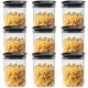 Plast Team Hamburg Set posuda za hranu 1,6 l Transparentno-crni organizer
