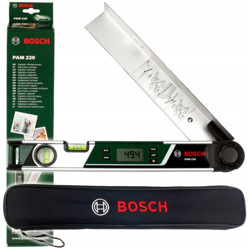 Digitalni kutomjer BOSCH PAM 220 sa aluminijskom prednjom rukom