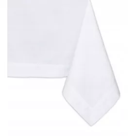 Obrus otporan na mrlje 140x240 cm bijeli pravokutnik