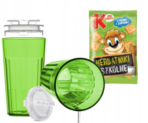  Reflo šalica za vježbanje REF230 zelena 170 ml + Kubuś keks s maslacem 30 g