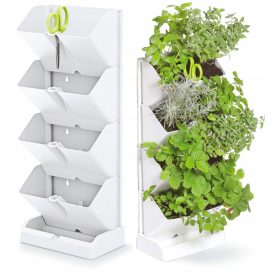    Prosperplast teglica za cvijeće 11 cm x 19,5 x 47,5 cm plastična bijela