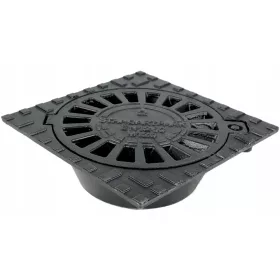   Industrijski odljev od lijevanog željeza Rešetka Podni odvod 250x250 mm M125