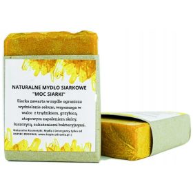   100% Prirodni Sumporni Sapun za Lice i Tijelo 130g - Idealno za Masnu Kožu i Akne