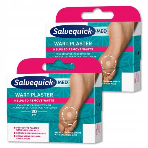 Salvequick Plasteri za Uklanjanje Kurjih Očiju s Kvasom Salicilnom - 20 komada