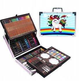 Umjetnički set za slikanje u koferu s 145 dijelova