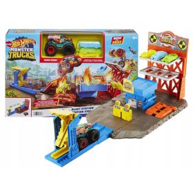    Auto staza Mattel Hot Wheels Monster Trucks Blast Station HFB12