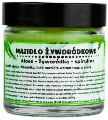 Naturalna mast sa živorodkom, alojom i spirulinom za regeneraciju kože - 60ml