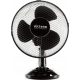 Profesionalni crni stolni ventilator s 2 brzine