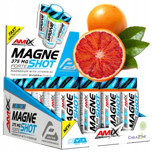 Amix Magne Shot Forte – Visoko Bioraspoloživi Magnezij za Zdravlje