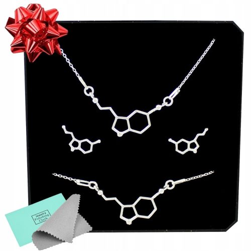 Srebrni komplet nakita s serotoninom