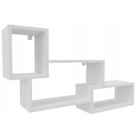   Pametna bijela polica za knjige od laminirane ploče 107 x 20 cm