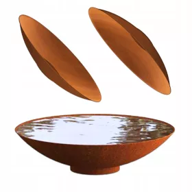  Posuda za vodu Corten 800x210 mm