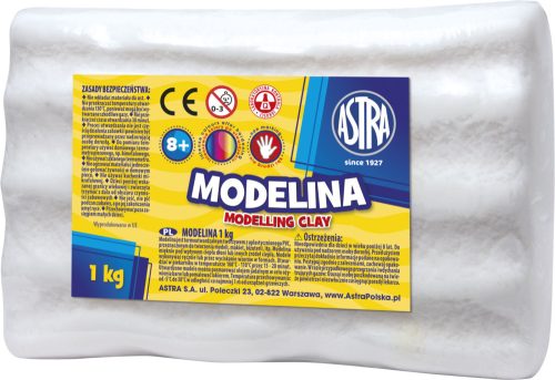 Astra modelirna masa bijela 1kg