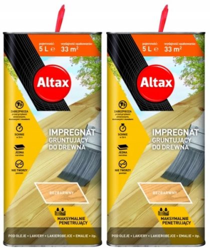 Altax impregnacija za drvo, bezbojna, 5 l