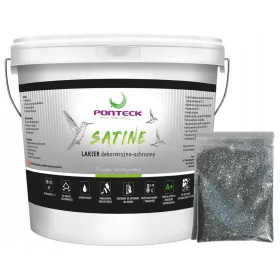   Ponteck Satin Mineralni Dekorativni i Zaštitni Lak 5L - Bezbojni