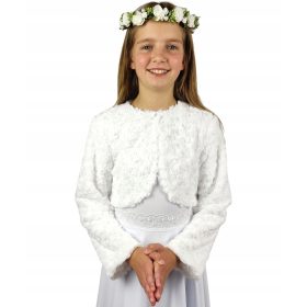  Krzneni bolero za pričest, umjetno krzno, vel.146