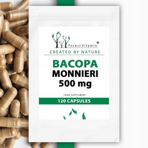 Forest Vitamin® Bakopa Monnieri 500mg - 120 Kapsula: Poboljšajte Koncentraciju i Memoriju