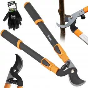    Bradas KT-V1250 ručne škare 100 cm + Bradas PURE BLACK PRO rukavice veličina 9 - L 1 par