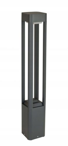 Su-ma GX53 vanjski stup za rasvjetu, visine 80 cm, sive boje