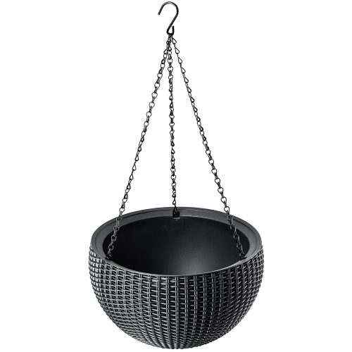  Keter posuda za cvijeće 35 cm x 35 x 22 cm promjer 35 cm plastična grafitna