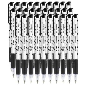 Crna zvjezdasta automatska kemijska olovka Toma