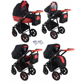 Kolica za bebe 3u1 Patuljak NEXXO crna RED SPORT