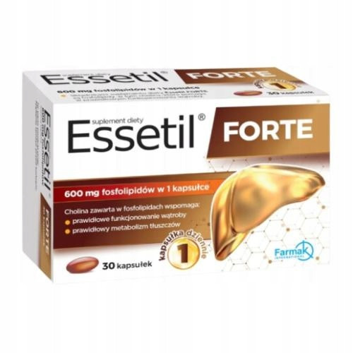 Essetil Plus - Dodatak prehrani za zdravlje jetre, 30 kapsula