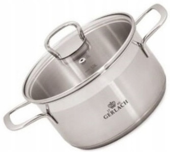 Gerlach Brava Premium Čelični Lonac 20 cm s Poklopcem