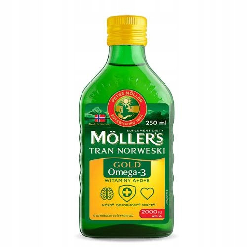 Moller's Gold norveško riblje ulje dodatak prehrani 250 ml
