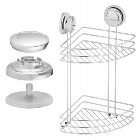 Yoka Home CH.GAVI-KN2 kutna kupaonska polica 40x27x19 cm